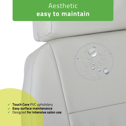 Kosmetologinis elektrinis krėslas VELORA PRO 4 Touch Core k329, pilkas