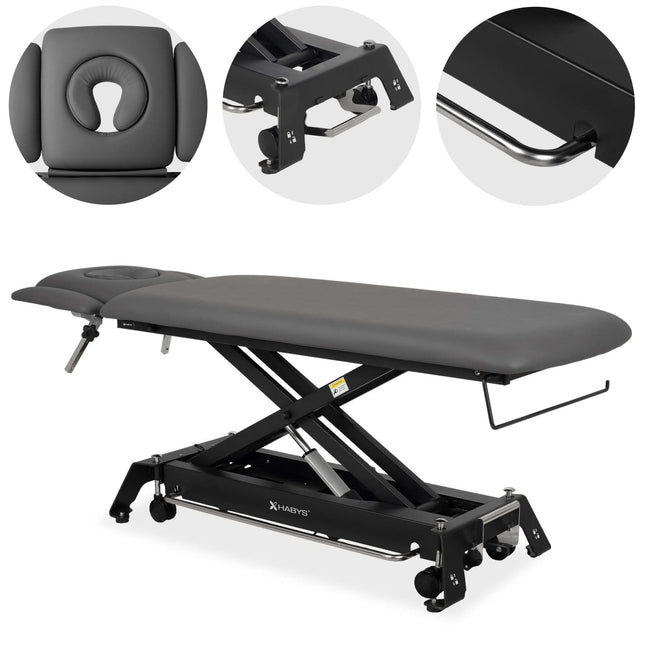 HABYS terapinis stalas Evero Cross X4 ERGO, pilkas k722