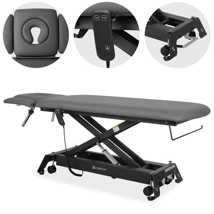 HABYS terapinis stalas elektrinis Evero Cross X4 ERGO, pilkas