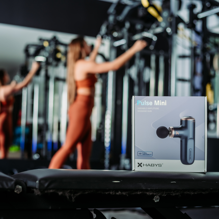 Habys Pulse Mini elektrinis masažuoklis – mėlyna (Blue Navy)