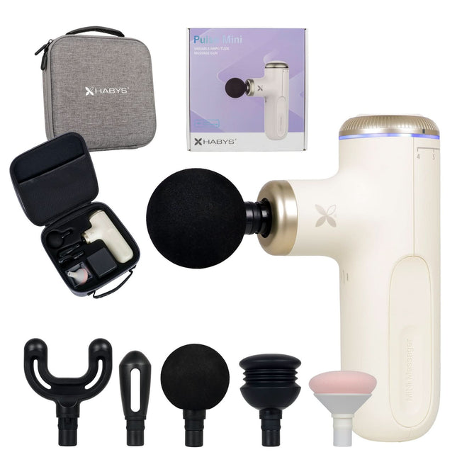 Habys Pulse Mini elektrinis masažuoklis – Ivory