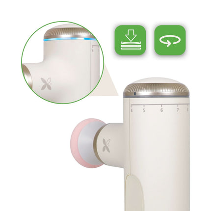 Habys Pulse Mini elektrinis masažuoklis – Ivory
