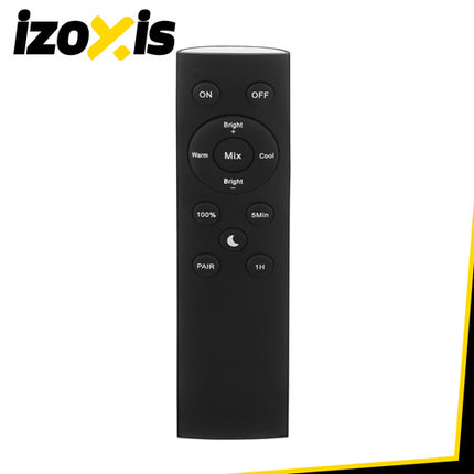 Напольная LED-лампа ISOXIS с пультом дистанционного управления и таймером, чёрная