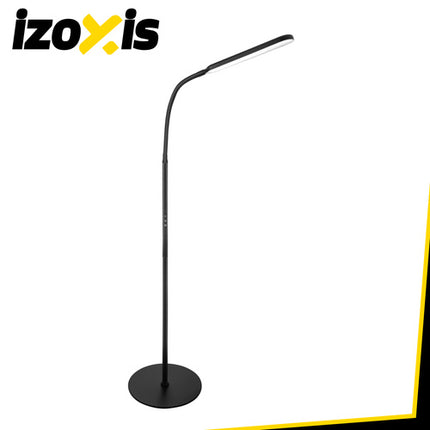 Напольная LED-лампа ISOXIS с пультом дистанционного управления и таймером, чёрная