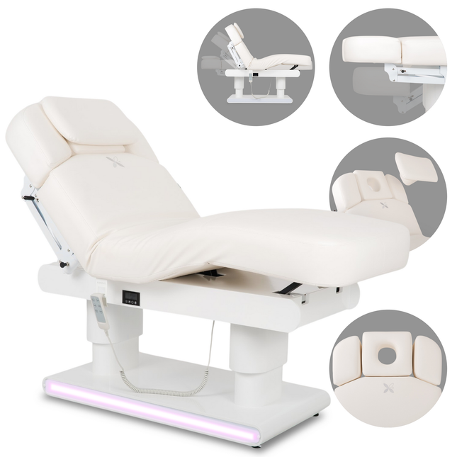 Kosmetologinis gultas HABYS Eterna Gentle Flex, baltas