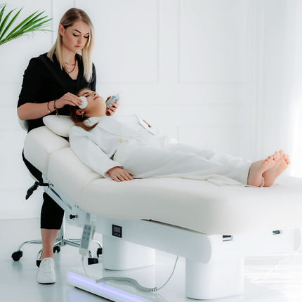 Kosmetologinis gultas HABYS Eterna Gentle Flex, baltas