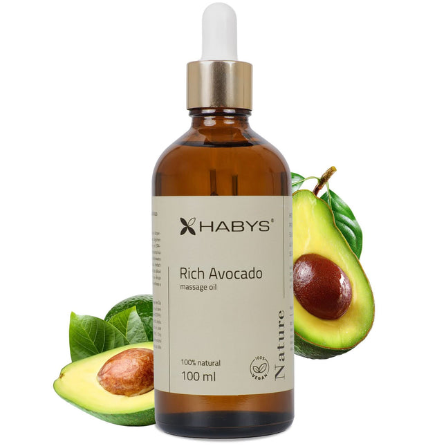 Avokadų masažo aliejus HABYS Nature Rich Avocado, 100ml