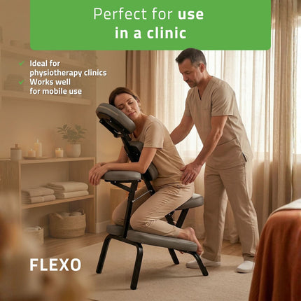 Masažo kėdė Flexo, pilka