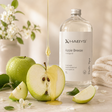 Masažo aliejus HABYS Daily Spa Apple Breeze, 1 L