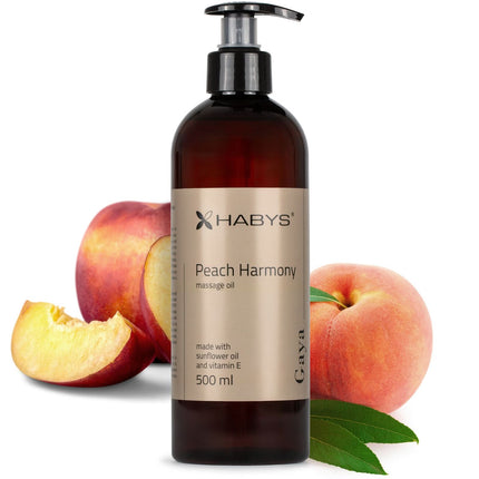 Masažo aliejus GAYA PEACH HORMONY, 500 ml