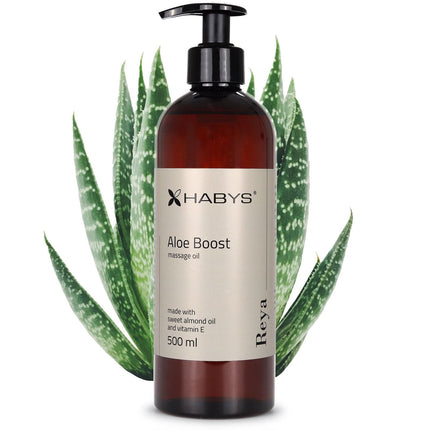 Masažo aliejus HABYS Aloe Boost, 500 ml
