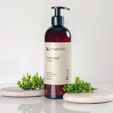 Masažo aliejus GREEN LEAF, 500 ml