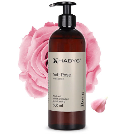 Masažo aliejus SOFT ROSE, 500 ml
