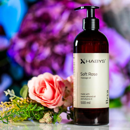 Masažo aliejus SOFT ROSE, 500 ml