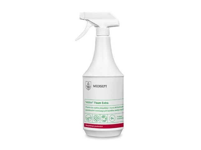Medisept Velox Foam Extra dezinfekcinės putos be alkoholio, 1 l