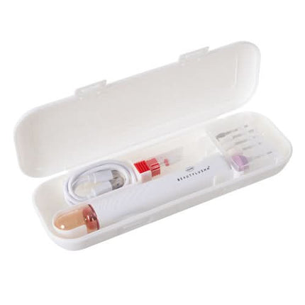 BEAUTYLUSHH belaidis manikiūro ir pedikiūro frezos rinkinys su antgaliais