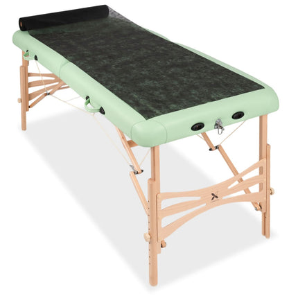 Neaustinė medicininė ruloninė paklodė 70 cm × 50 m 18 g/m², juoda