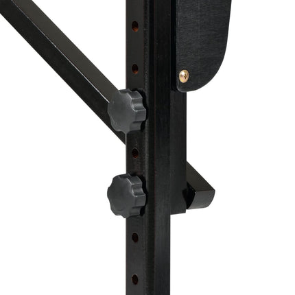Masažo stalas sulankstomas ESTETIC BLACK 75 cm, juodas