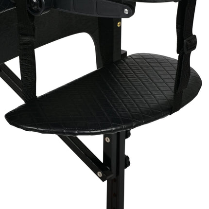 Masažo stalas sulankstomas ESTETIC BLACK 75 cm, juodas