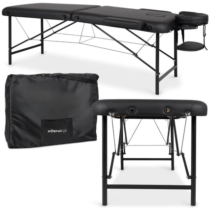 Sulankstomas reabilitacinis stalas HABYS RICO 60 cm, juodas
