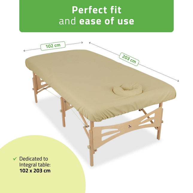 Apsauginis stalo užtiesalas C460 smėlio 102×203 cm HABYS
