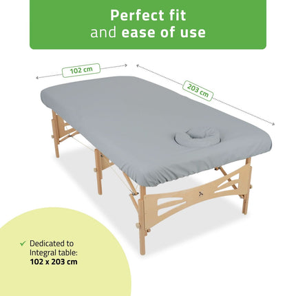 Apsauginis stalo užtiesalas HABYS C460 pilkas 102×203 cm