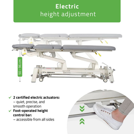HABYS elektrinis masažo ir reabilitacijos stalas Proxima X7
