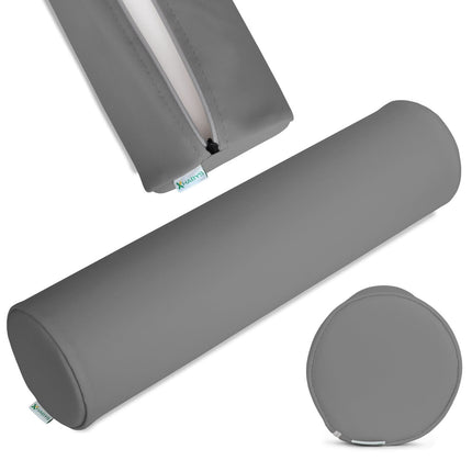 Masažo volelis HABYS 15×60 cm, Touch Core PVC apmušalas, pilkas
