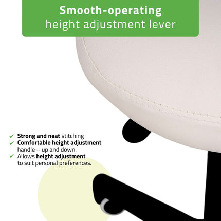 Ergonominė balno kėdutė HABYS LUMO Comfy Base k501, balta