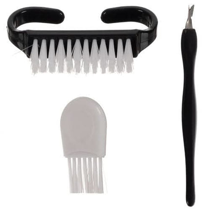 Soulima elektrinis pėdų dildės rinkinys su 6 antgaliais, juodas