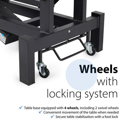Stacionarus masažo/reabilitacijos stalas Fortis 4 ERGO Gray