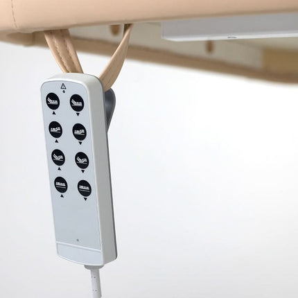 HABYS stacionarus elektrinis masažo stalas Linea V3, Moco Beige