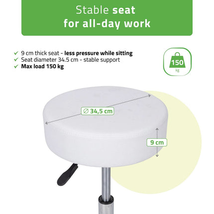 Kėdutė TILA, Comfy Base k501 balta