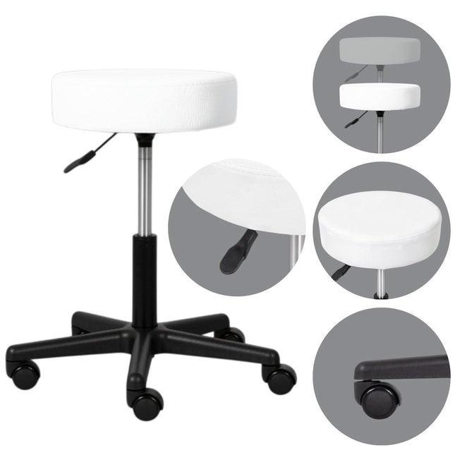 Kosmetologinė meistro kėdė TIMO Comfy Base k501, balta