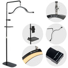 Kosmetologinė LED lempa HABYS VENA 45 W, juoda