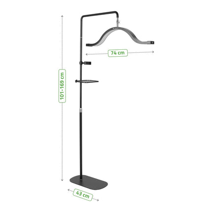 Kosmetologinė LED lempa HABYS VENA 45 W, juoda