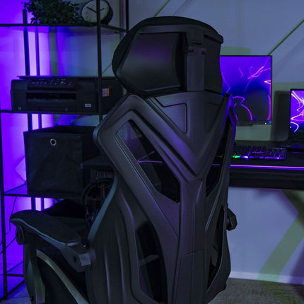 Ergoniminė biuro kėdė MAXIMO, juoda/balta - Beauty Kit