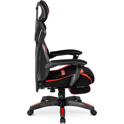 Ergoniminė biuro kėdė MAXIMO, juoda/raudona - Beauty Kit