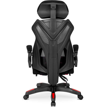 Ergoniminė biuro kėdė MAXIMO, juoda/raudona - Beauty Kit