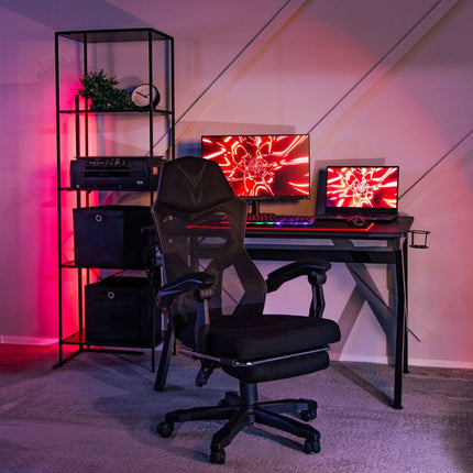 Ergonominė biuro kėdė BING, juoda - Beauty Kit