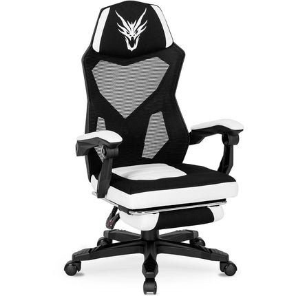 Ergonominė biuro kėdė BING, juoda/balta - Beauty Kit