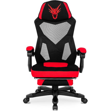 Ergonominė biuro kėdė BING, juoda/raudona - Beauty Kit