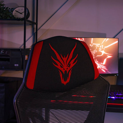 Ergonominė biuro kėdė BING, juoda/raudona - Beauty Kit