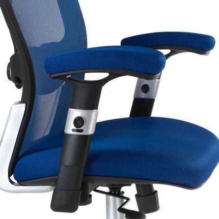 Ergonomiška biuro kėdė CorpoComfort BX-4147, mėlyna - Beauty Kit