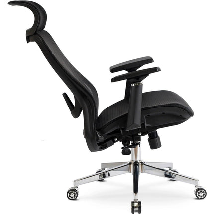 Ergonomiška biuro kėdė LITOS, juoda - Beauty Kit