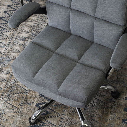 Ergonomiška biuro kėdė LONDON, pilka - Beauty Kit