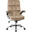 Ergonomiška biuro kėdė LONDON, smėlio spalvos aksomas - Beauty Kit