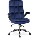 Ergonomiška biuro kėdė LONDON, tamsiai mėlynas aksomas - Beauty Kit