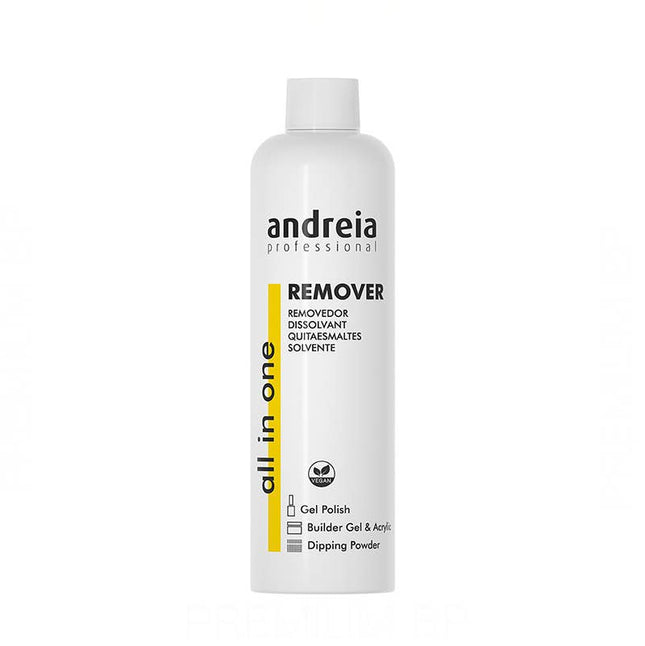 ANDREIA PROFESSIONAL All In One nagų lako valiklis 250ml – profesionalus universalus tirpiklis manikiūro salonams