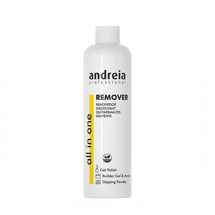 Andreia Professional All In One Remover 250 ml – universalus nagų lako valiklis profesionaliam manikiūro salonui